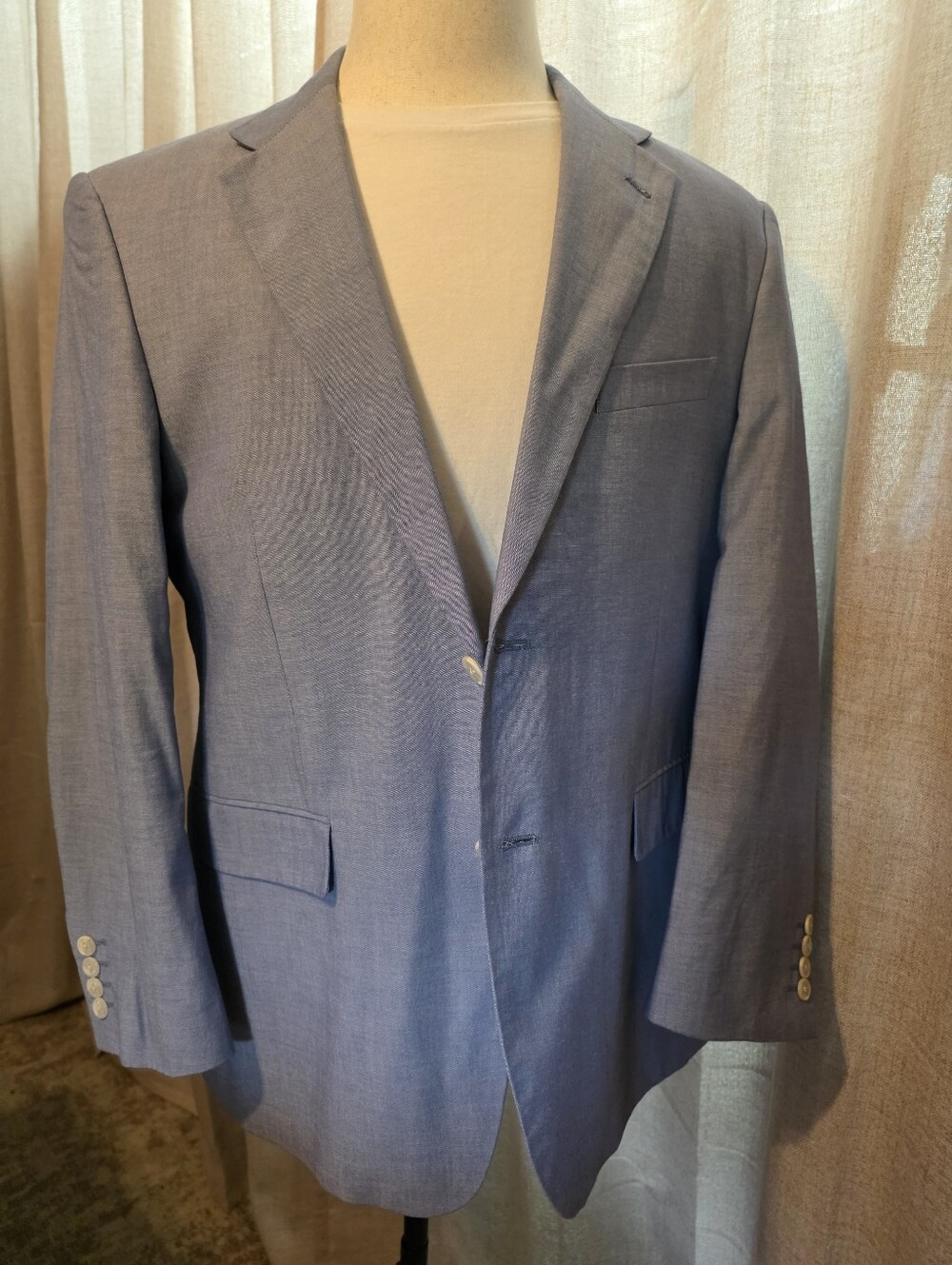 Classic Men's Light Blue Blazer